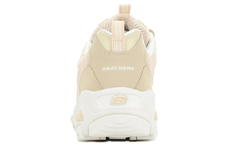 Женские кроссовки Skechers D'LITES 1.0 (жемчужно-белые) — фото 4