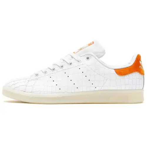 Adidas Originals Stan Smith Slip Resistant Abrasion Resistant Low top Tennis Shoes Men's White