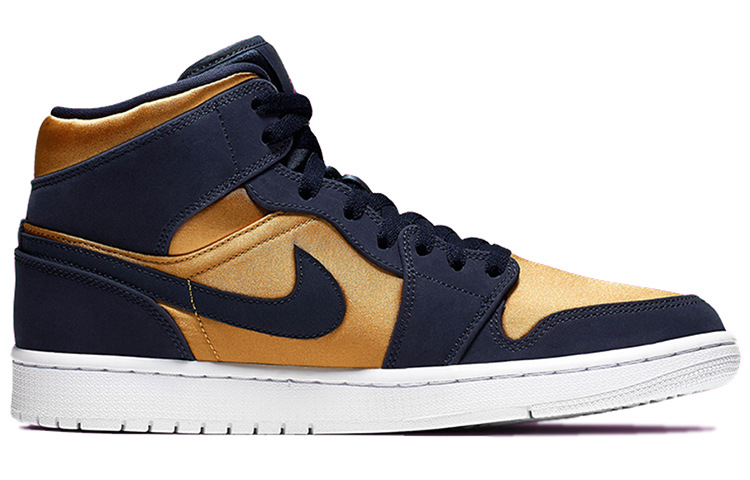 Jordan 1 Mid Obsidian Desert Ochre