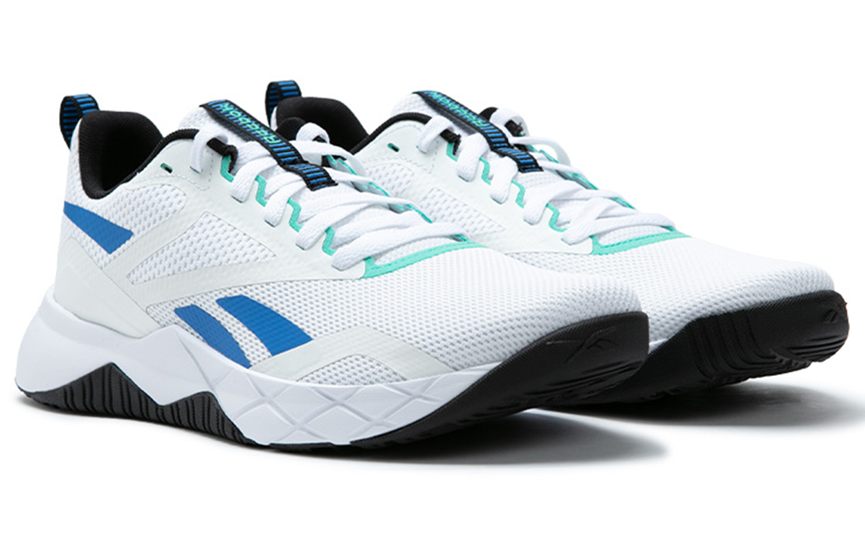 Reebok Abrasion Resistant Breathable Low top Training Shoes Men’s White Blue