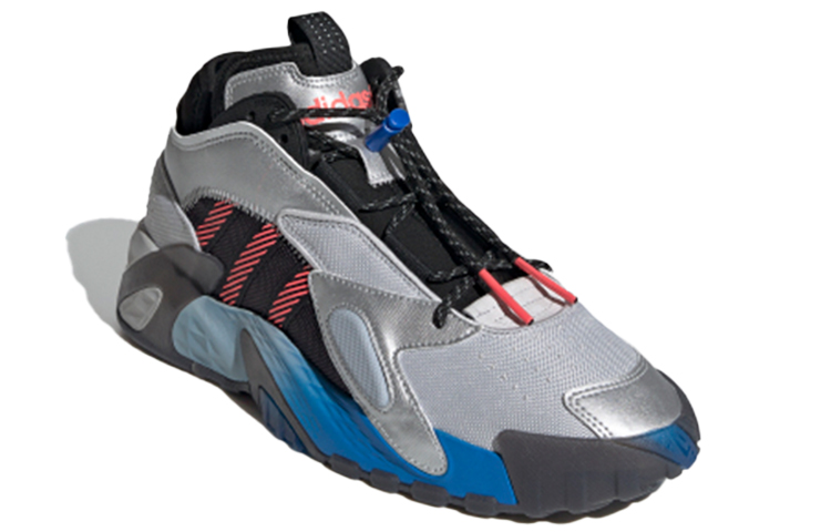 Кроссовки adidas originals Streetball (серо-черно-синие) — фото 3