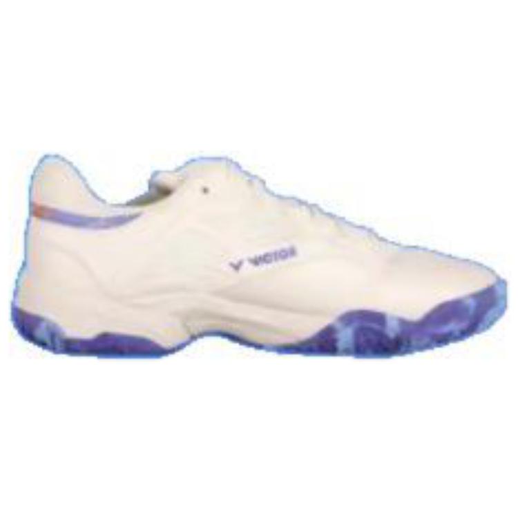 VICTOR Comfortable And Trendy Abrasion Resistant Breathable Low top Badminton Shoes Unisex Beige Purple