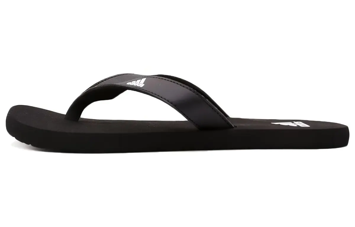 Adidas Eezay Comfortable Slip Resistant Slip Resistant Slide Slippers Unisex Black White