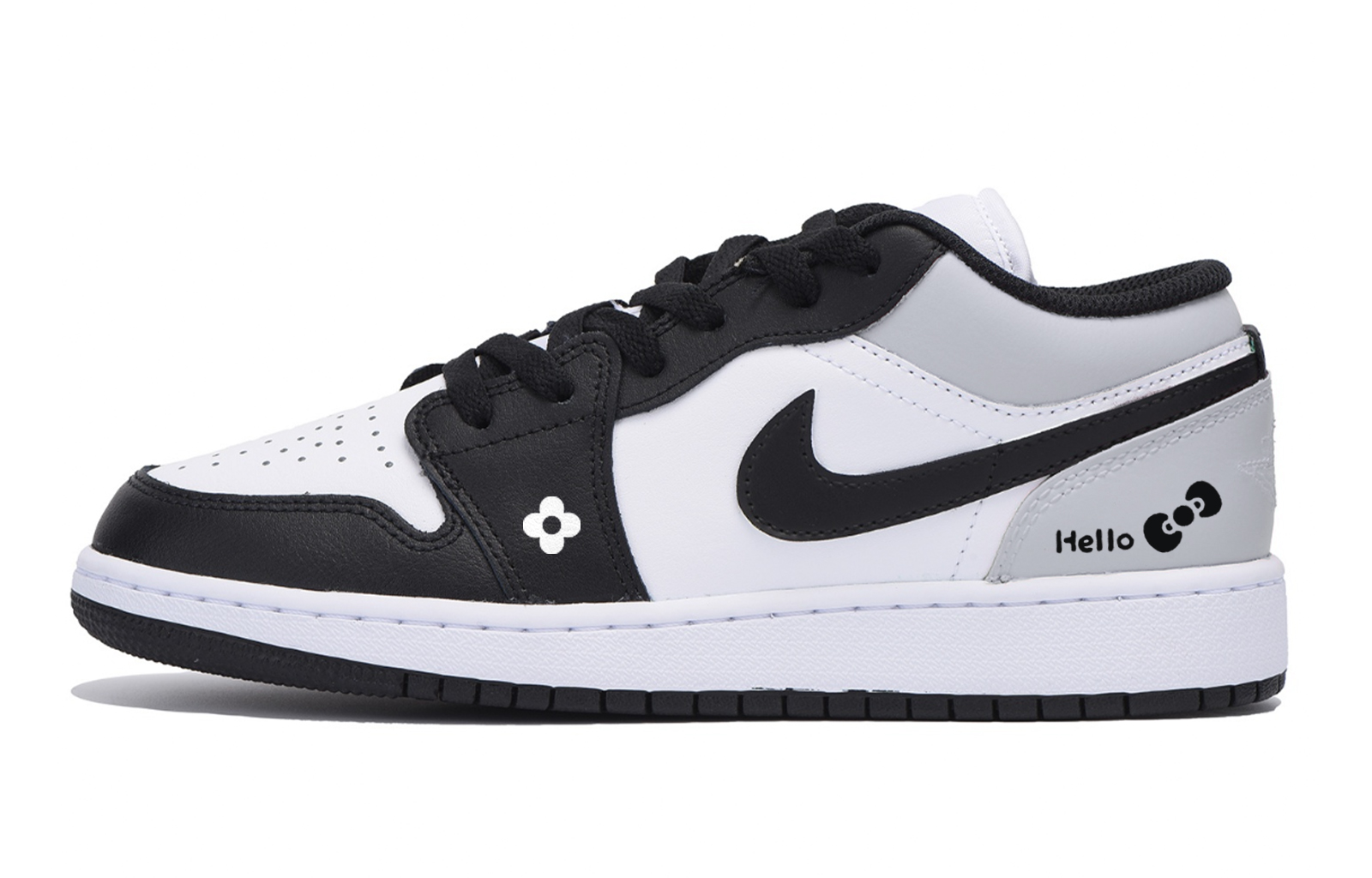 Jordan Air Jordan 1 Sweet, Cool, And Vintage, Special Shoe Box Low top Vintage Basketball Shoes Men’s White Dark Gray