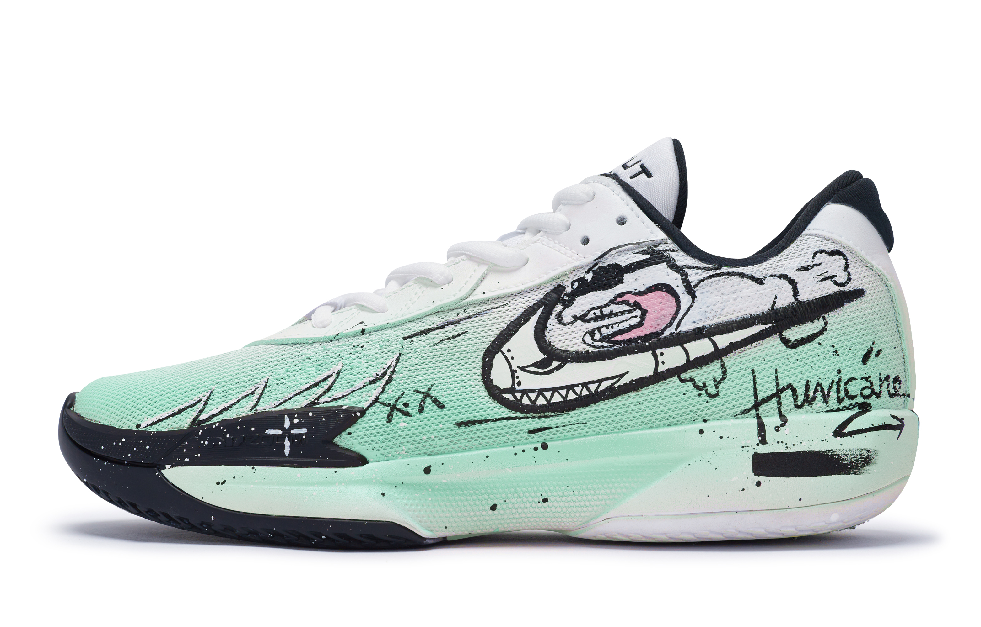 Nike Air Zoom G.T. Cut Academy 811 Manufacturing, Rocket Dog Blue, Special Shoe Box Low top Basketball Shoes Unisex