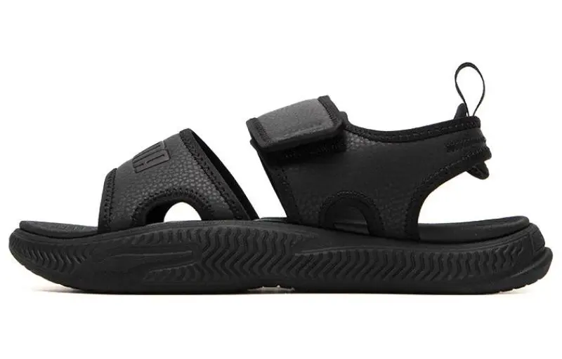 PUMA SoftridePro Sandal 24 Fabric Comfortable And Breathable Beach Sandals Unisex Black