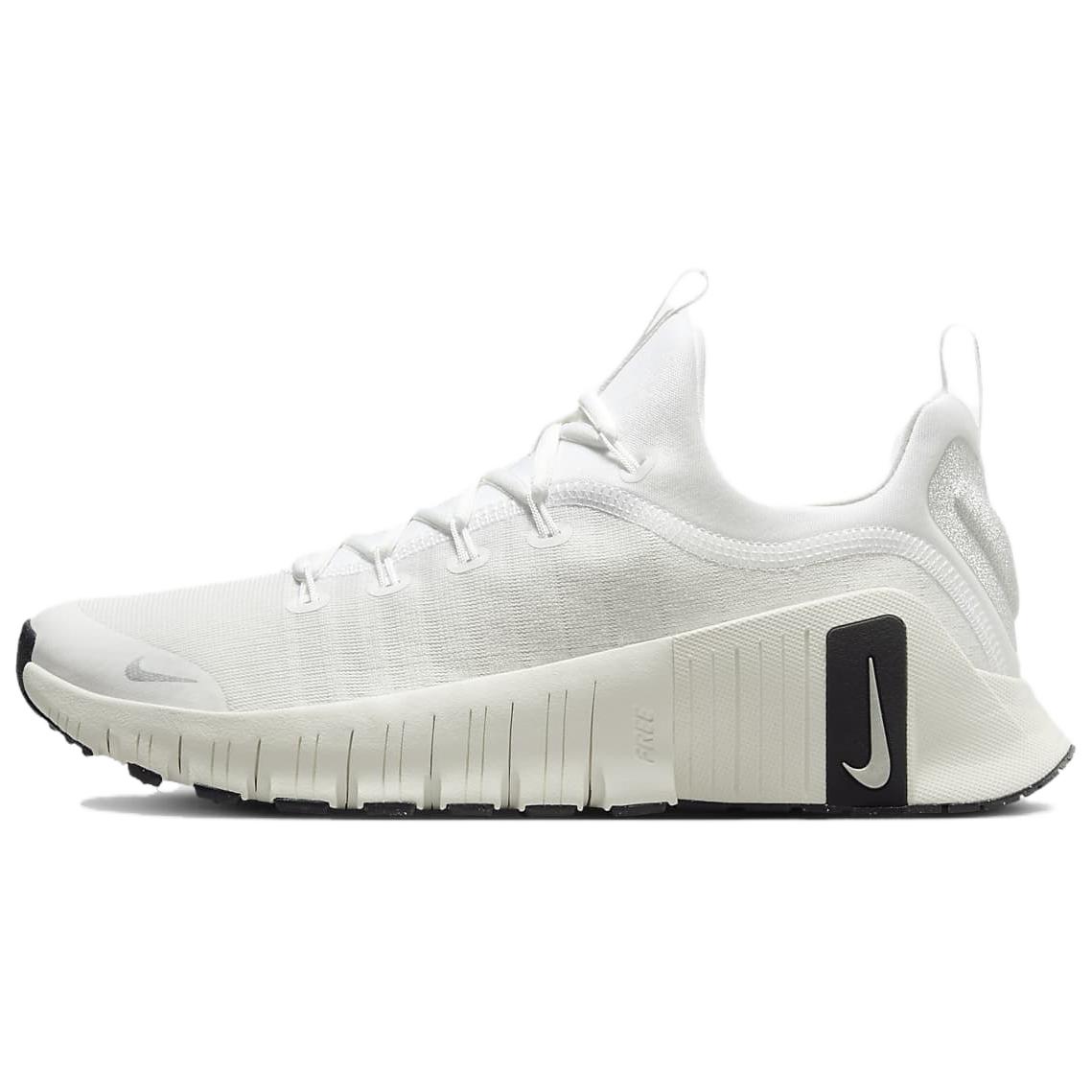 Nike Free Metcon 6 Premium Summit White Sail Black Metallic Silver Women’s