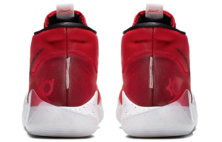 Кроссовки Nike KD 12 OG (бело-красные) — фото 4