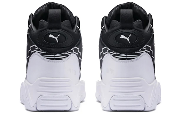 Кеды PUMA Source Mid Bracket (черно-белые) — фото 4