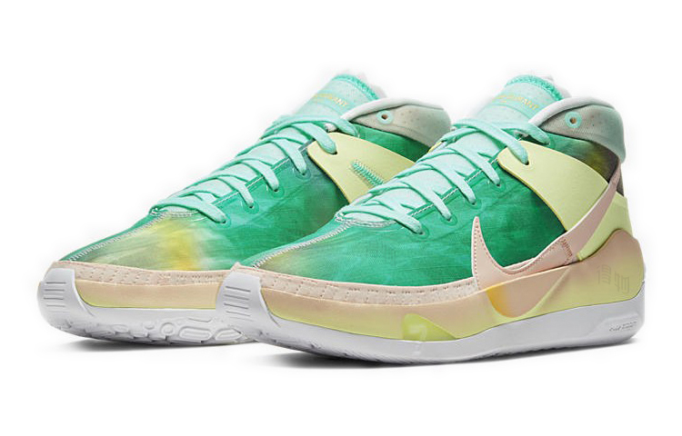 Кроссовки Nike KD 13 "Chill" (желто-зеленый) — фото 3