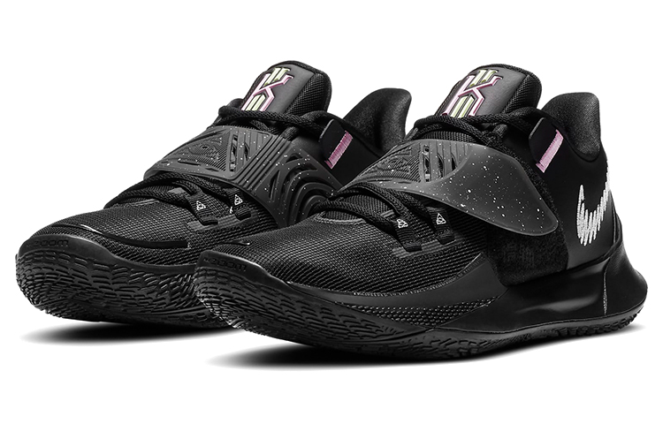 Кроссовки Nike Kyrie Low 3 (черные) — Чёрный — фото 3