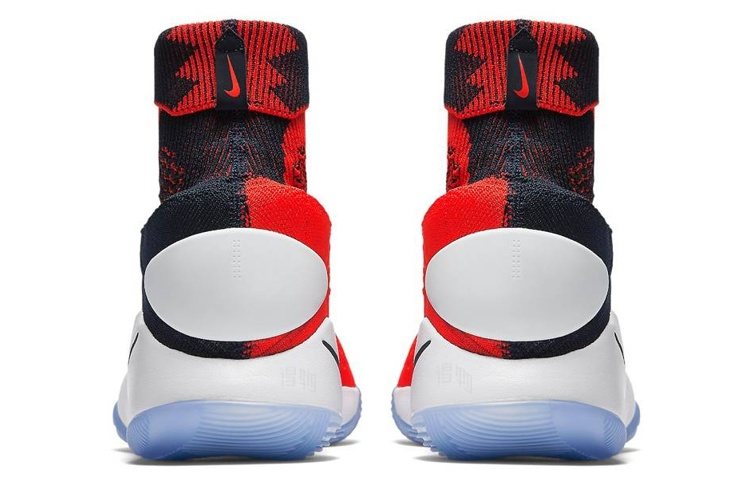 Мужские кроссовки Nike Hyperdunk 2016Hyperdunk 2016 (синие) — 黑曜石色/黑曜石色/亮红/照片蓝 — фото 4