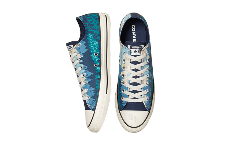 Кеды Converse Chuck Taylor All Star The Great Outdoors (сине-зеленые) — Синий / зелёный — фото 3