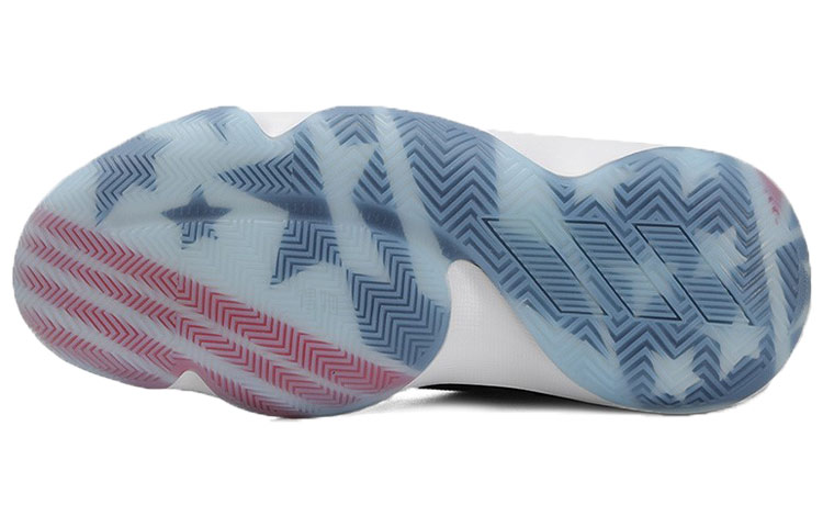 Мужские кроссовки adidas Harden B/E 3 FIBA (сине-красные) — фото 4
