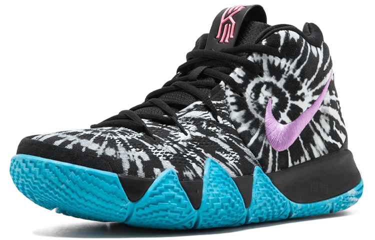 Мужские кроссовки Nike Kyrie 4 All-Star ASG 2018 (черный / синий / фиолетовый) — Чёрный / синий / фиолетовый — фото 2