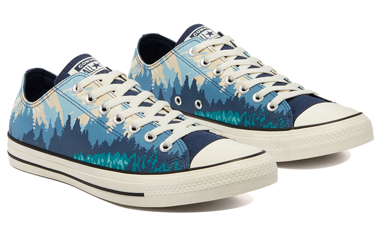 Кеды Converse Chuck Taylor All Star The Great Outdoors (сине-зеленые) — Синий / зелёный — фото 2