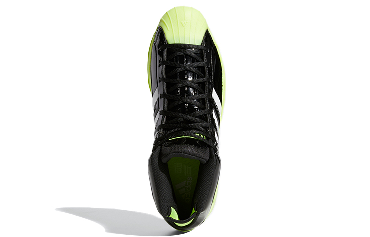 Мужские кроссовки adidas PRO Model 2G (черно-бело-желтый) — Чёрный / белый / жёлтый — фото 4
