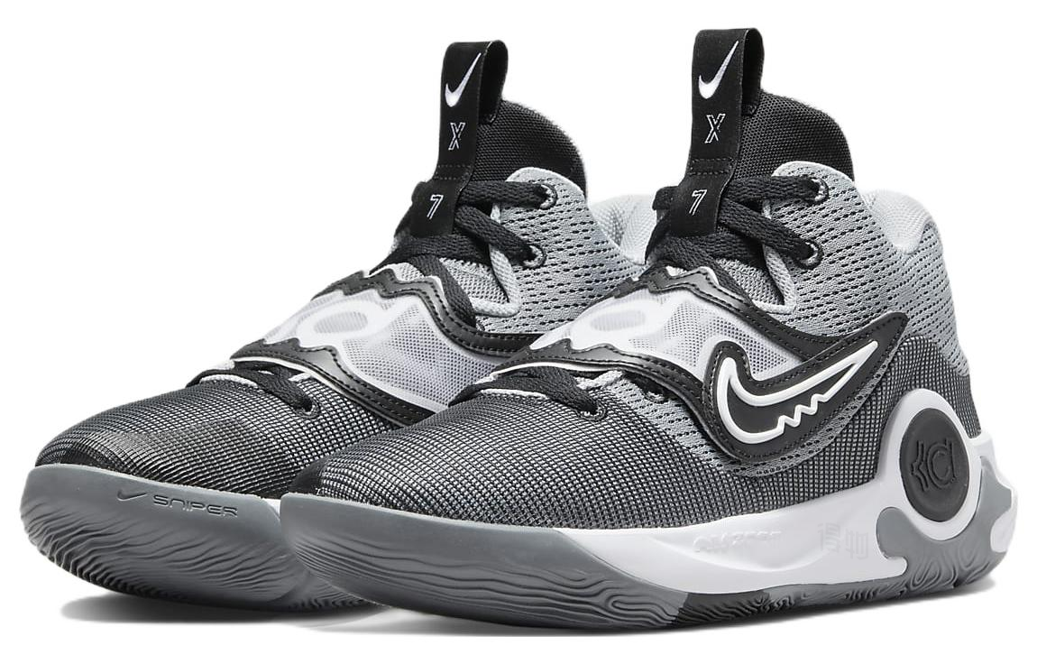 Мужские кроссовки Nike Trey 5 X (серо-черные) — фото 3