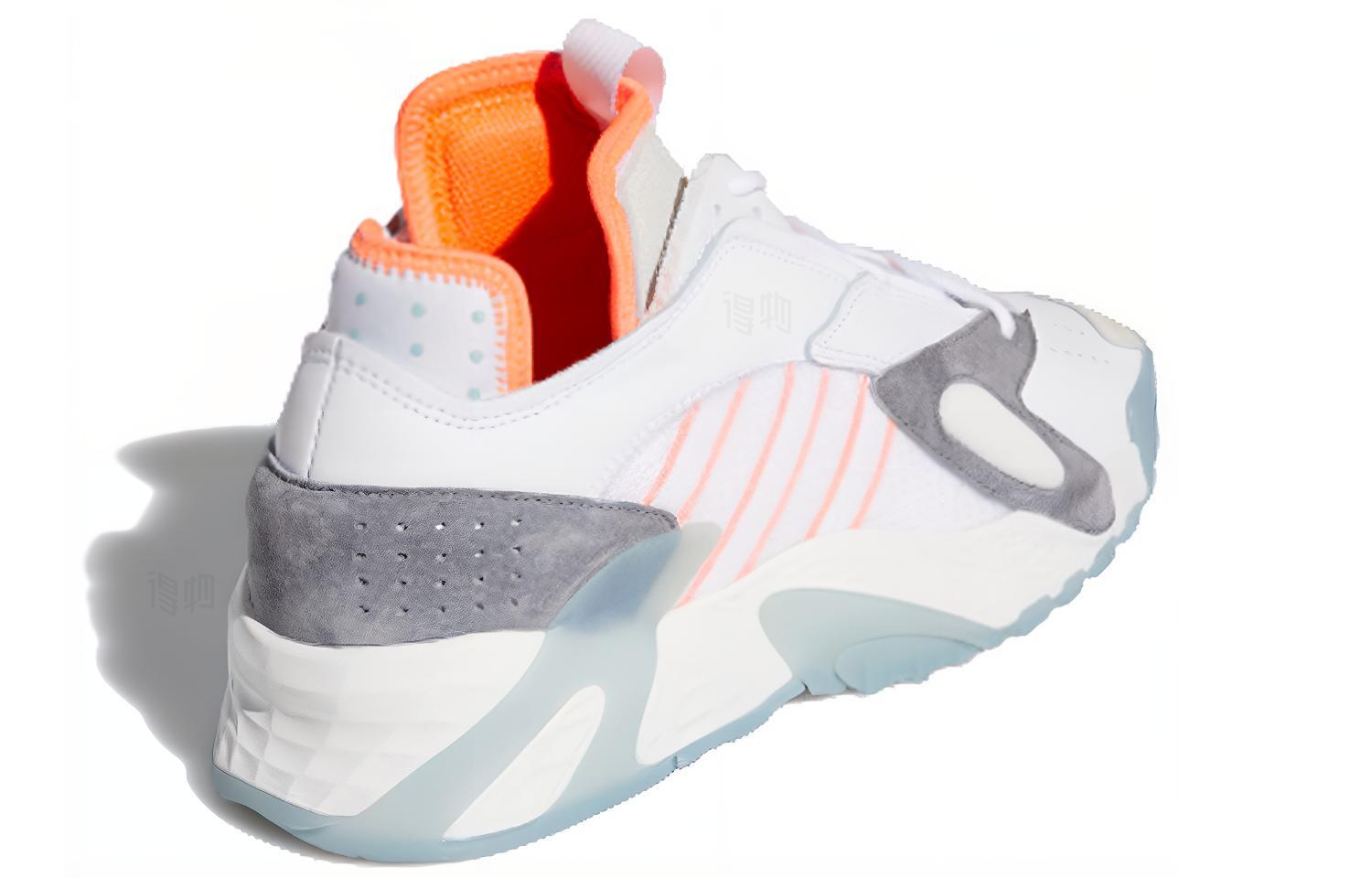 Баскетбольные кроссовки adidas originals Streetball (бело-серо-красные) — фото 3