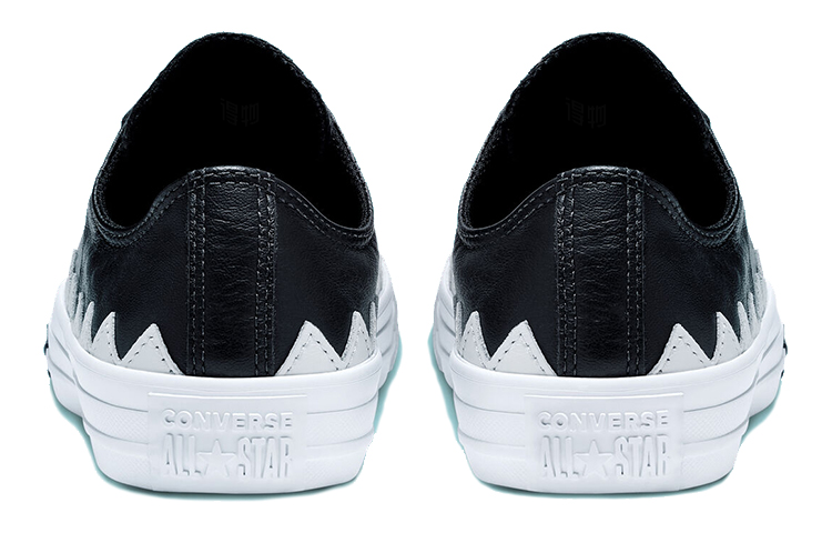 Женские кеды Converse Chuck Taylor All Star Mission-V (черно-белые) — Чёрный / белый — фото 4