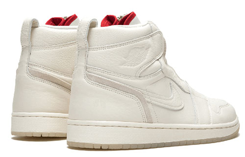 Женские кроссовки Jordan Air Jordan 1 High Zip AWOK Sail (белые) — фото 3
