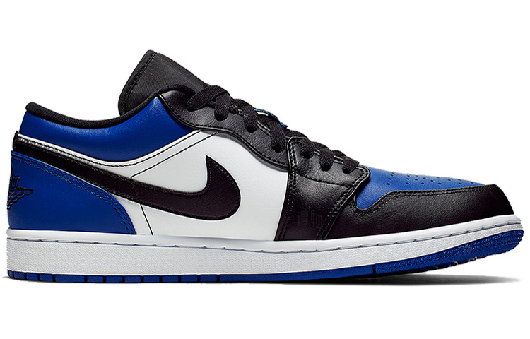 Мужские кроссовки Jordan Air Jordan 1 Low (синие) — 皇家蓝/黑/白 — фото 2