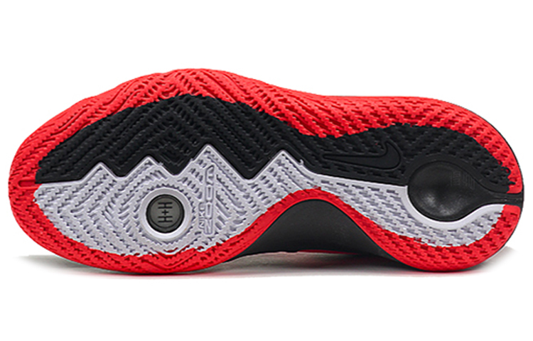 Мужские кроссовки Nike Flytrap Kyrie 1 EP (черно-красные) — фото 5