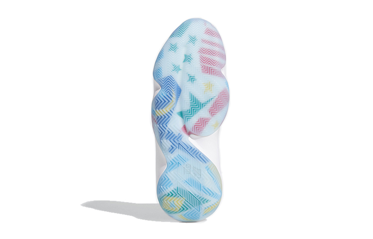 Мужские кроссовки adidas Harden B/E 3 (бело-черные) — Белый / чёрный — фото 6