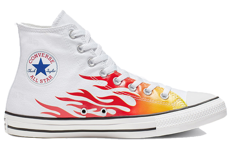 Кеды Converse Chuck Taylor All Star Archive Print (бело-красный) — Белый / красный — фото 2