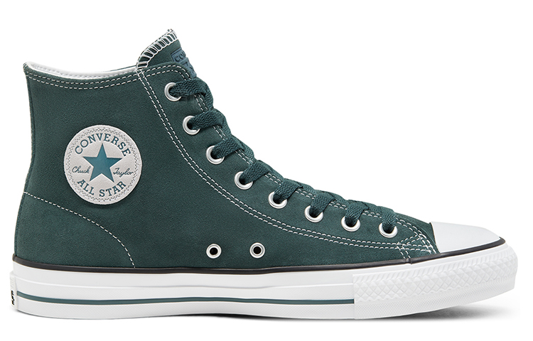 Кеды Converse Chuck Taylor All Star Pro (зелено-белые) — фото 2