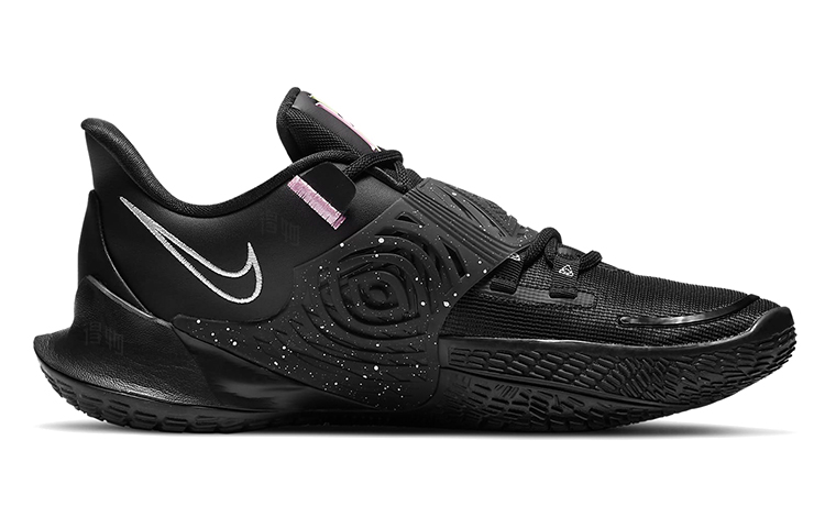 Кроссовки Nike Kyrie Low 3 (черные) — Чёрный — фото 2
