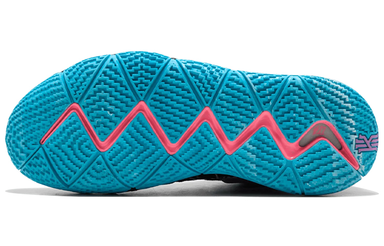 Мужские кроссовки Nike Kyrie 4 All-Star ASG 2018 (черный / синий / фиолетовый) — Чёрный / синий / фиолетовый — фото 5