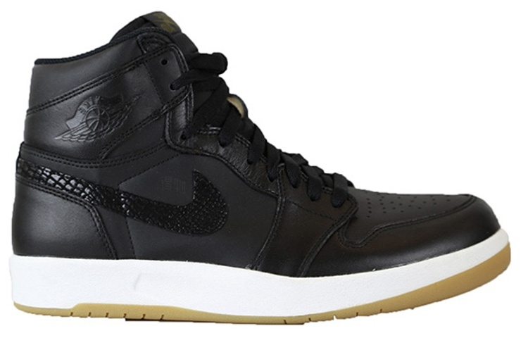 Мужские кроссовки Jordan Air Jordan 1.5 Retro Militia Green (черные) — фото 2