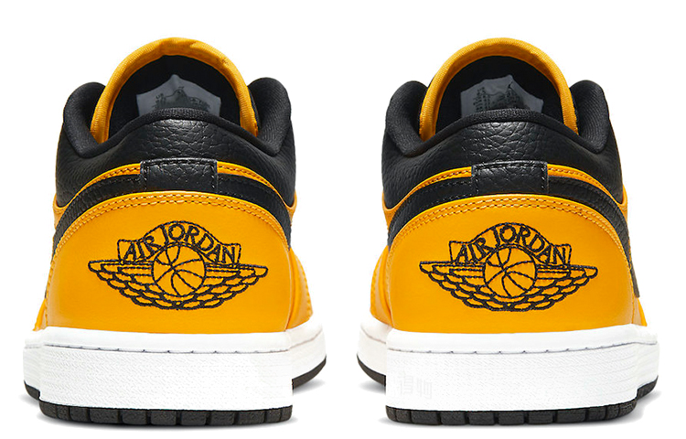 Мужские кроссовки Jordan Air Jordan 1 Low (желтый) — фото 5