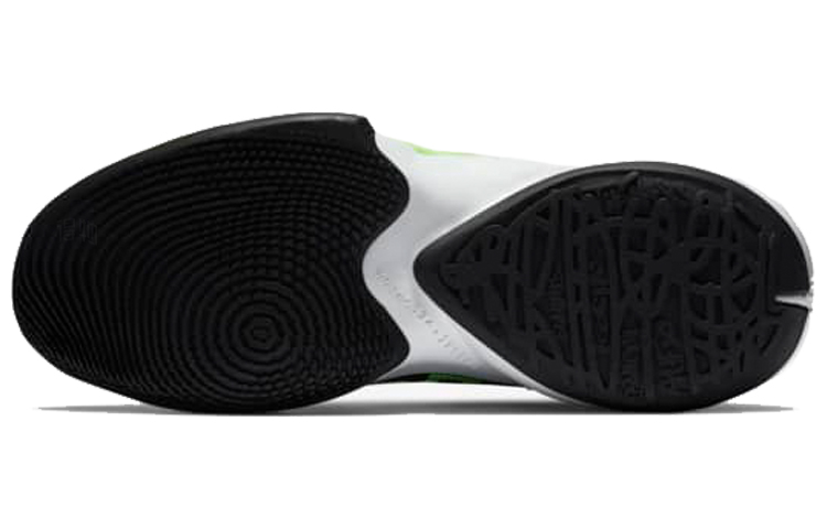 Мужские кроссовки Nike Freak 2 Zoom"Naija" (белый / зеленый) — Белыйзелёный — фото 6