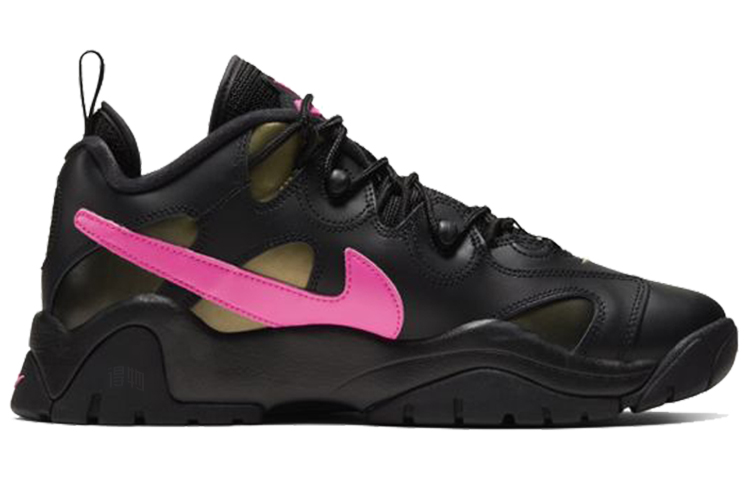 Мужские кроссовки Nike Air Barrage Low Super Bowl LIV (черно-розовые) — фото 2