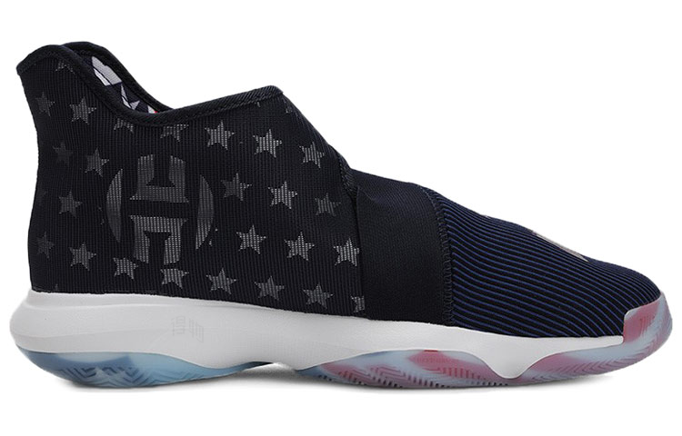 Мужские кроссовки adidas Harden B/E 3 FIBA (сине-красные) — фото 2