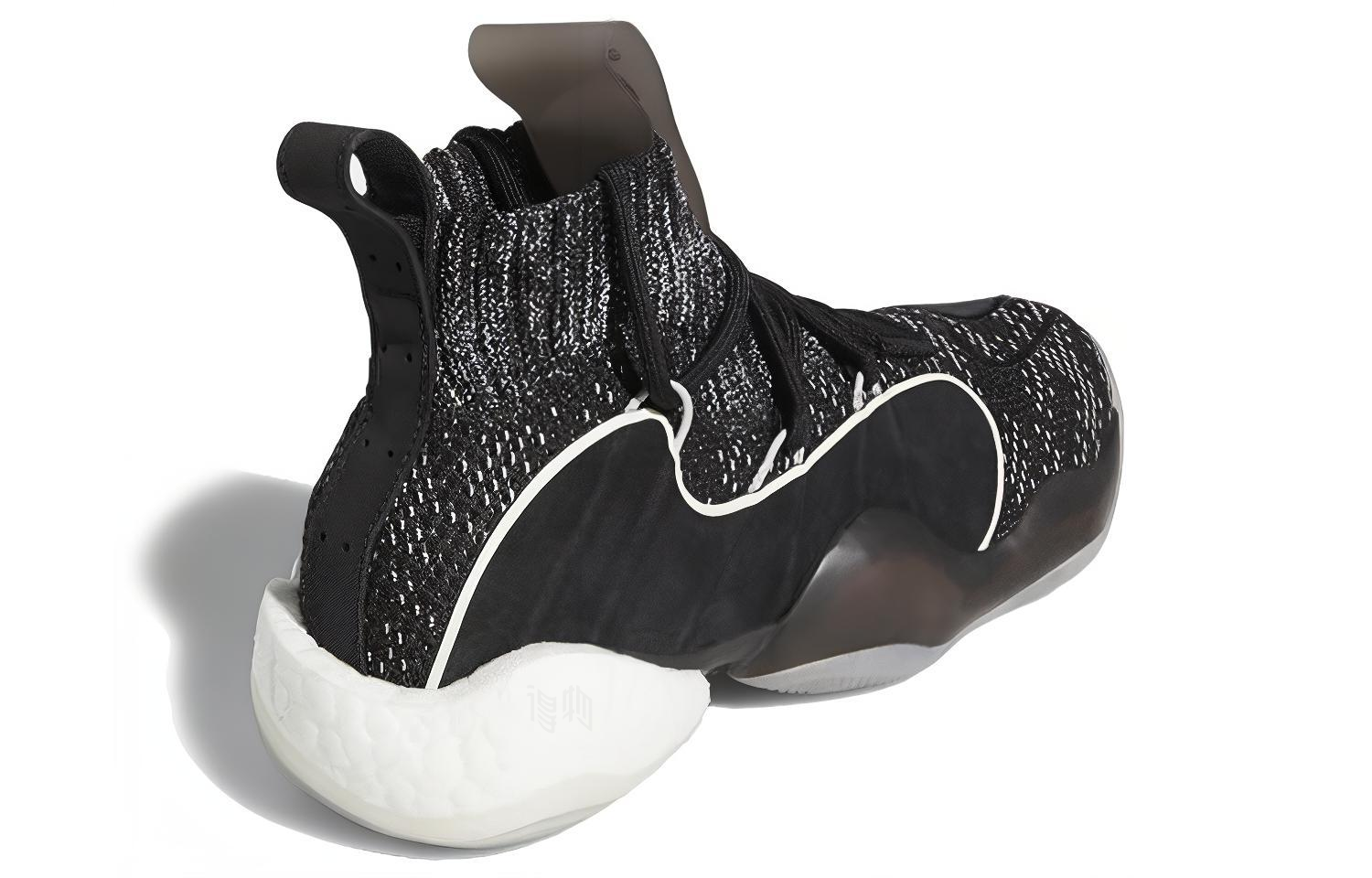 Мужские кроссовки adidas originals Crazy BYW X (черно-белые) — Чёрный / белый — фото 3