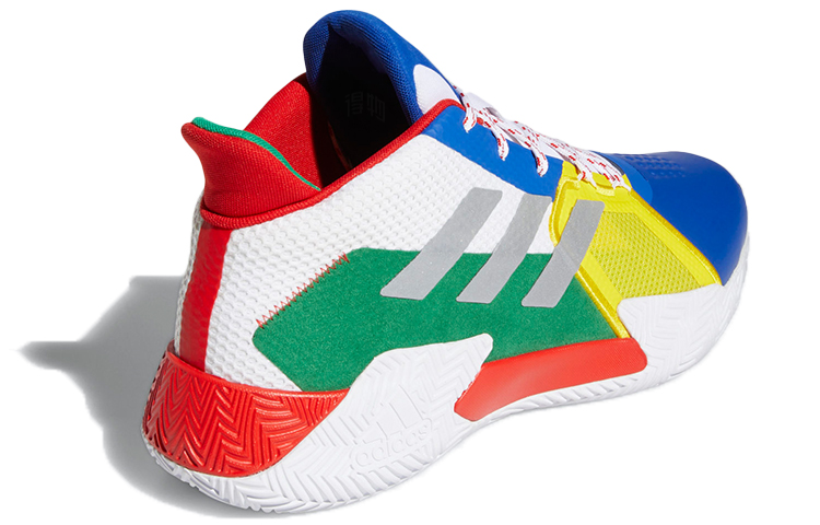 Мужские кеды adidas Court Vision 2.0 (бело-красно-синие) — фото 4