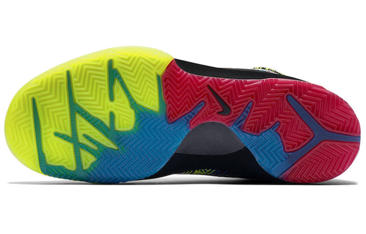 Кроссовки Nike Zoom Kobe 4 Protro "Wizenard" (черно-зеленые с граффити) — фото 5