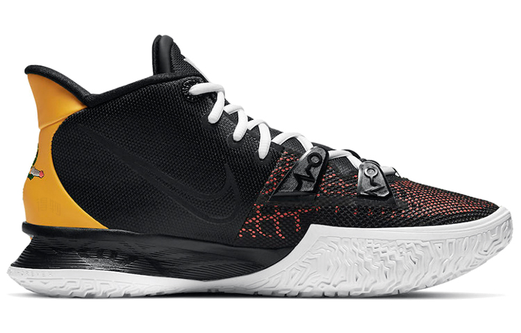 Кроссовки Nike Kyrie 7 Rayguns (черно-желтые) — Чёрный / жёлтый — фото 2
