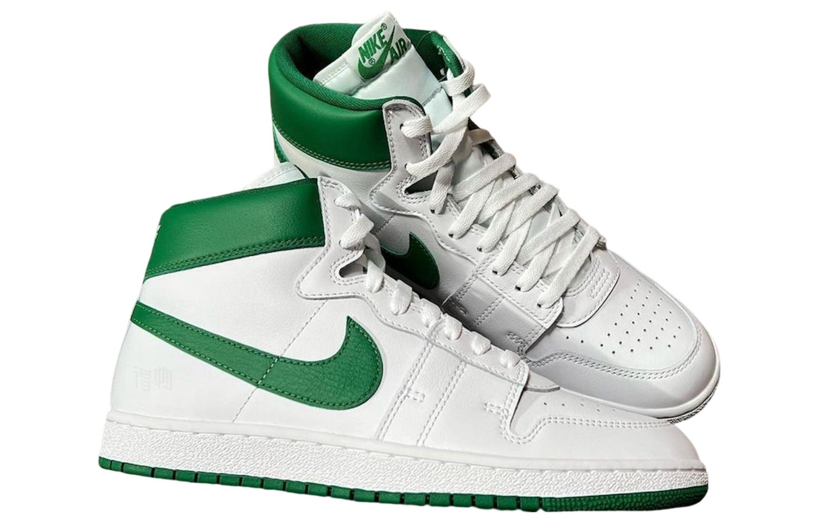 Кроссовки Nike Air Ship SP "Pine Green" (бело-зеленые) — фото 3