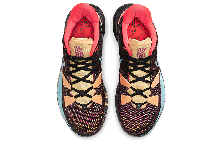 Кроссовки Nike Kyrie 7 "Soundwave" (коричневый) — фото 4