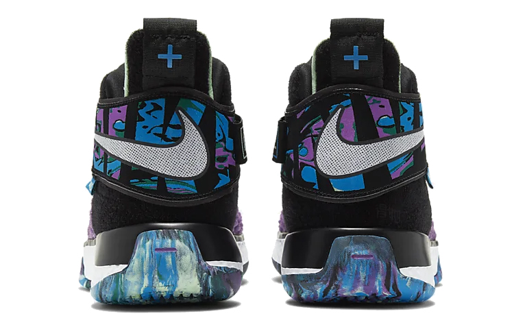 Баскетбольные кроссовки Nike UNVRS Air Zoom (фиолетовые) — Фиолетовый — фото 4
