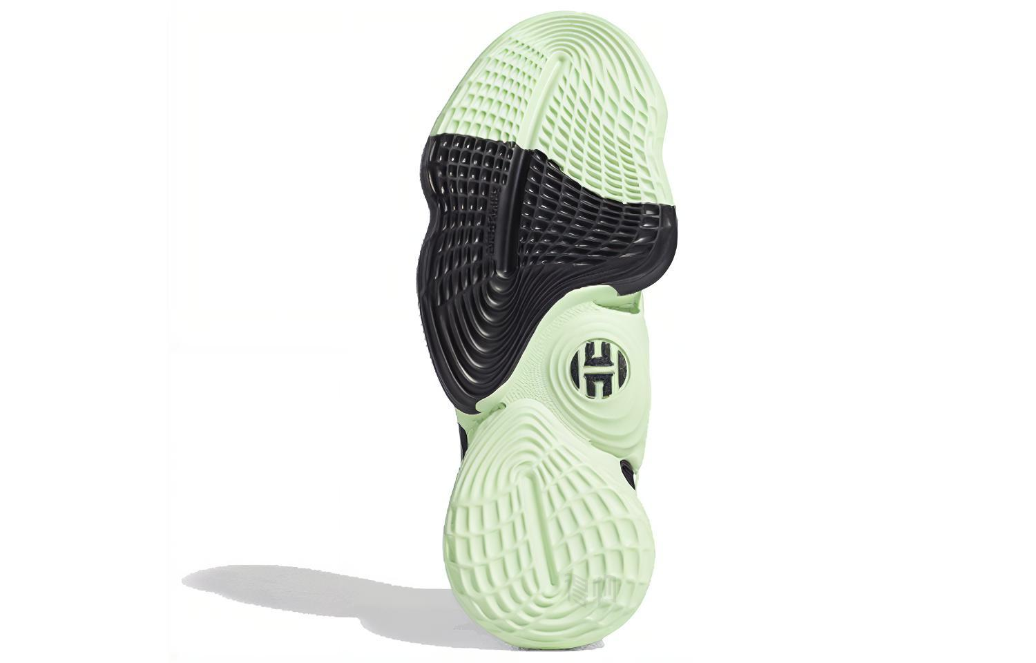 Мужские кроссовки adidas Harden Vol. 4 Gca (черно-зеленые) — фото 5