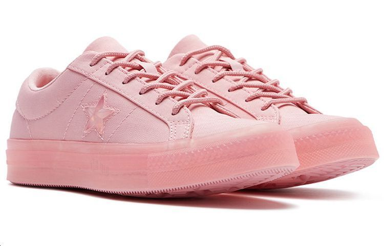 Женские кеды Converse One Star (розовые) — фото 3
