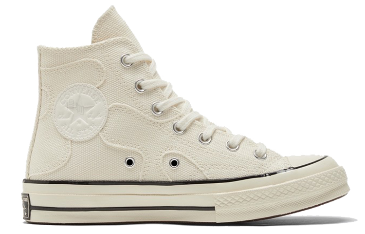 Женские кеды Converse 1970s Raw Earth Camo Chuck Taylor All Star (бежевые) — фото 2
