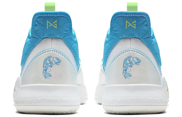 Мужские кроссовки Nike PG 3 Lure (синий / белый) — фото 4