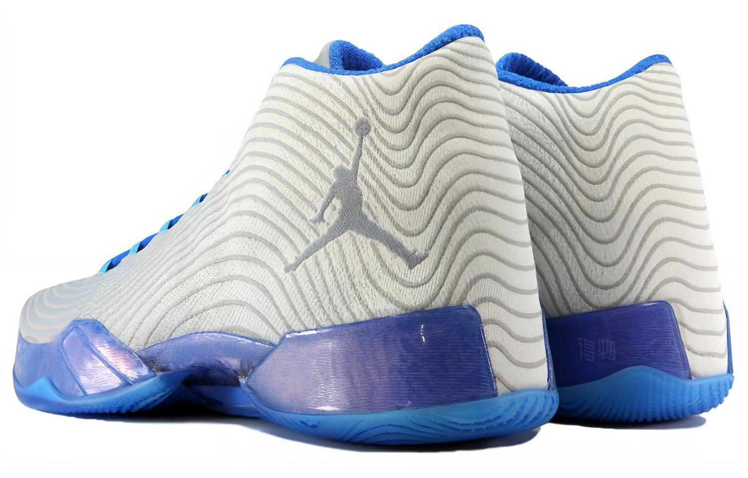Мужские кроссовки Jordan Air Jordan 29 (бело-синие) — фото 3