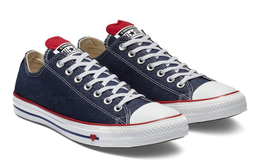 Унисекс кеды Converse Chuck Taylor All Star (синие) — Тёмно-синий — фото 2